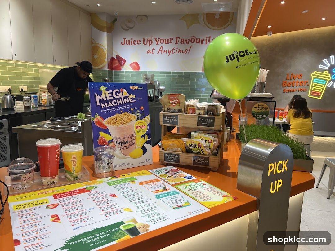 Juice Works Counter