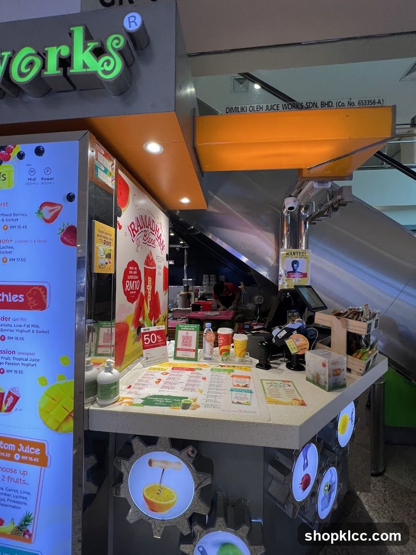 Juice Works Counter