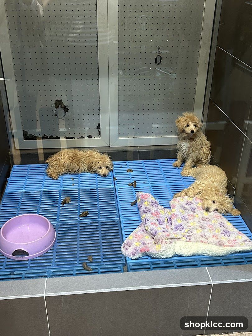 Puppies in a Pen