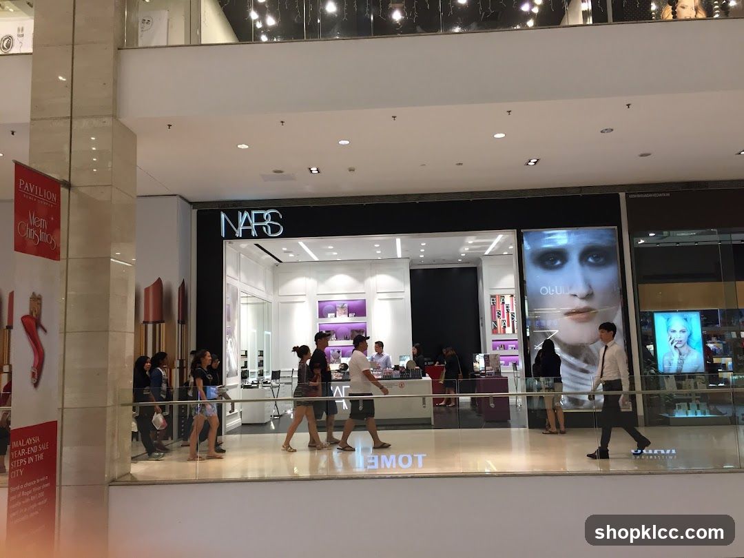 Shopping Mall Interior with NARS Storefront