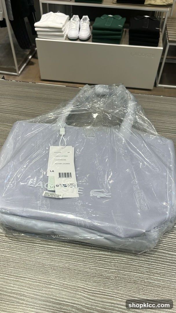 Lacoste Tote Bag Display