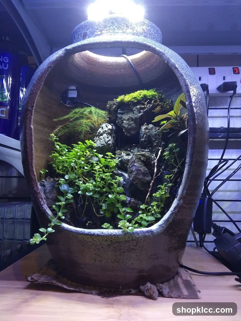 Terrarium in a Ceramic Pot