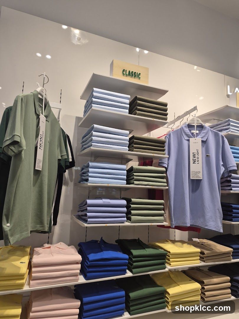 Clothing Store Interior Display