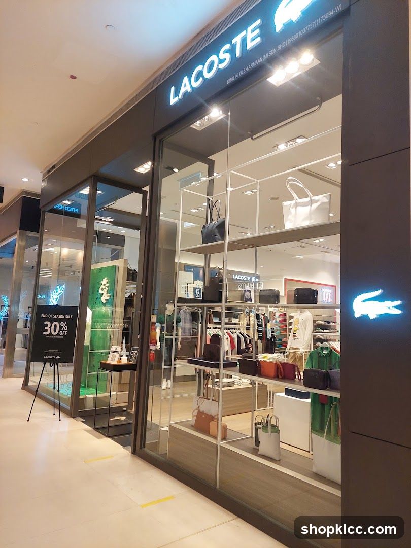 Lacoste Storefront