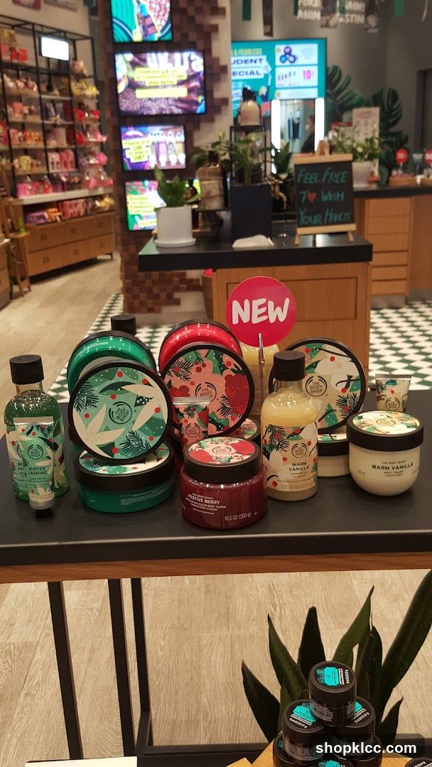 The Body Shop Product Display