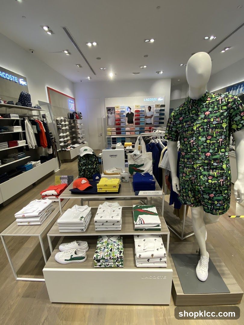 Lacoste Store Interior Display