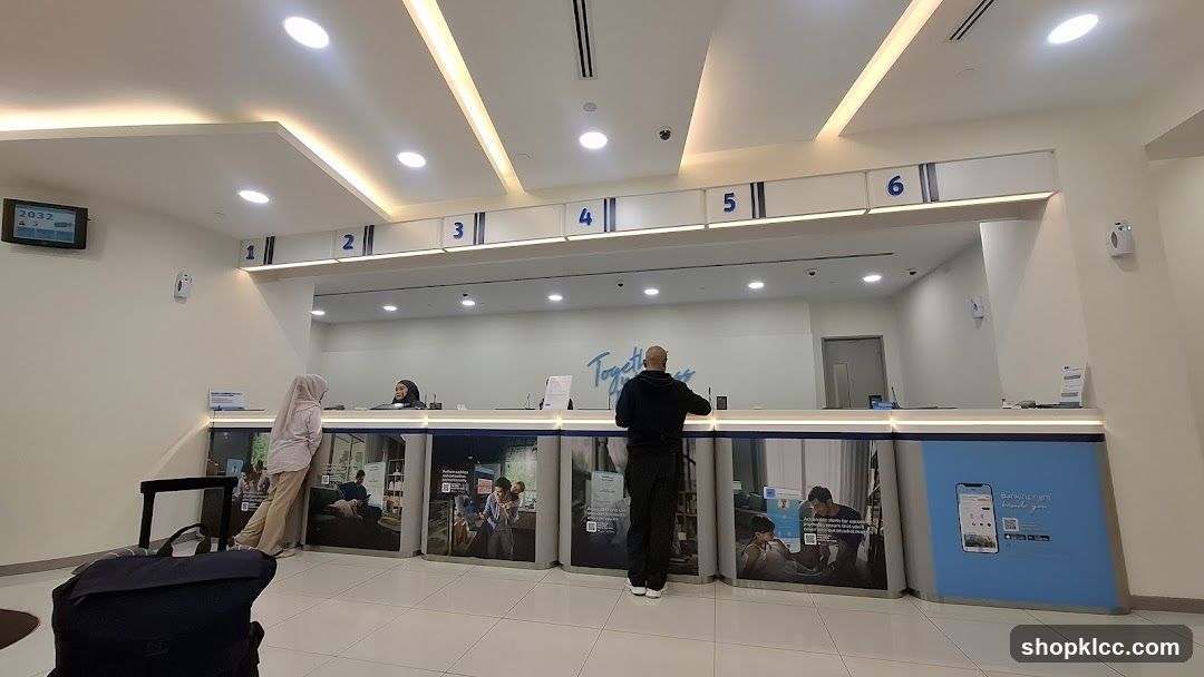 Bank Service Counter