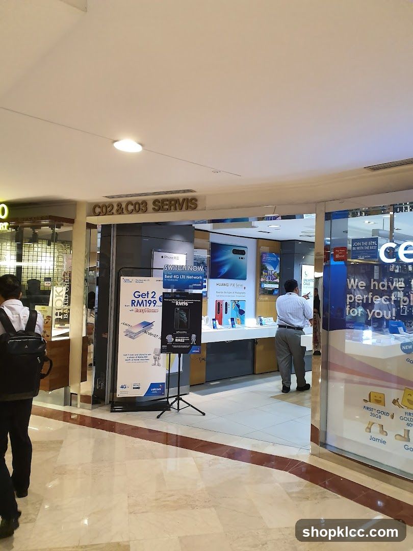 Mobile Phone Store Interior