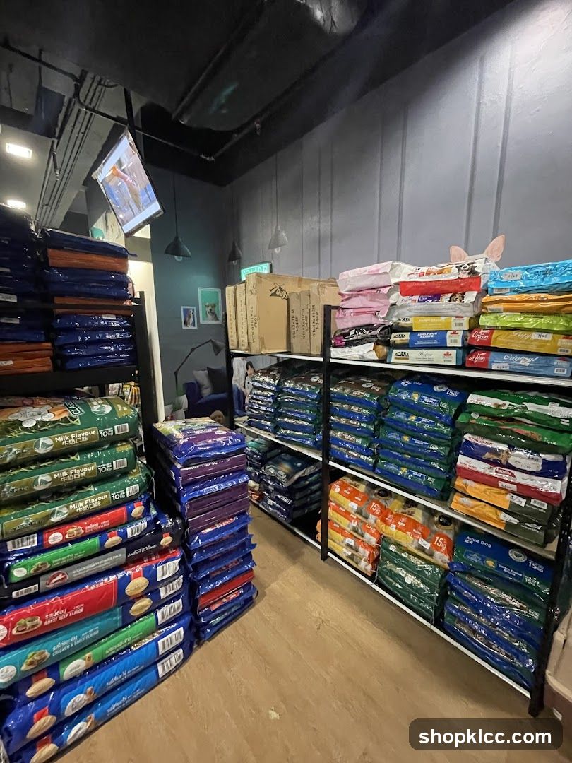 Pet Food Store Interior