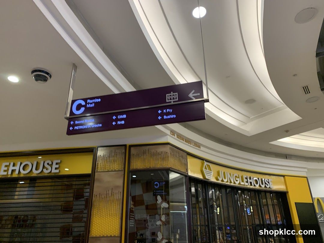 Mall Directory and Storefronts