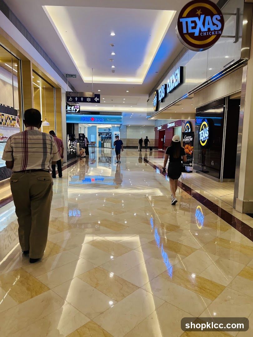 Mall Interior with Texas Chicken