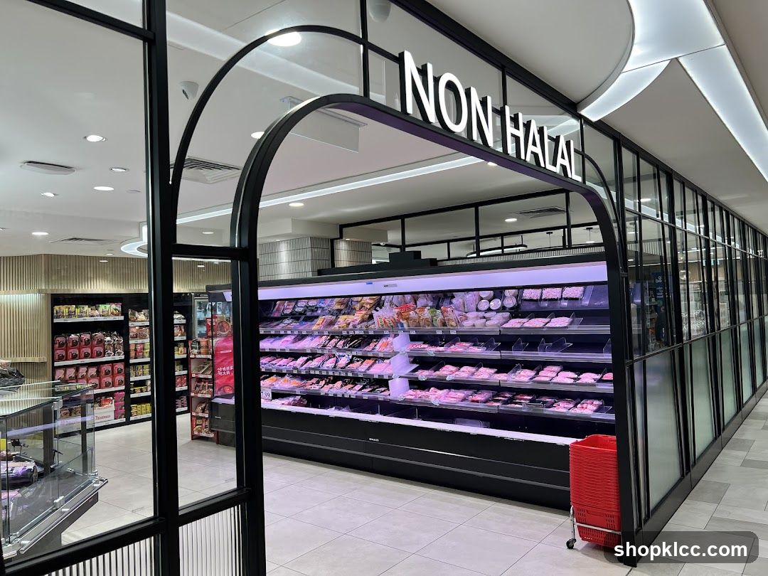 Non Halal Meat Section