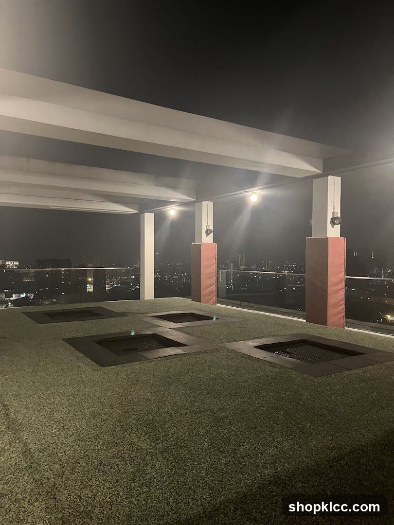 Rooftop Night Scene