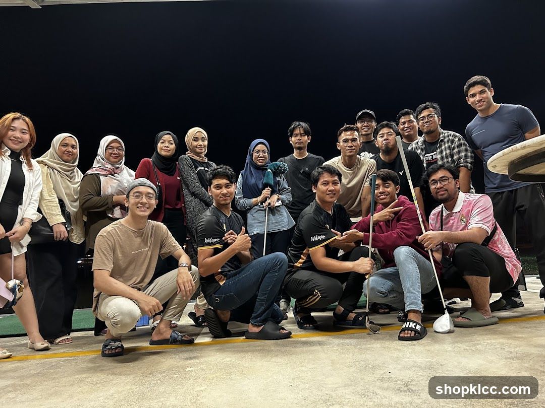 Group Photo with Sports Equipment