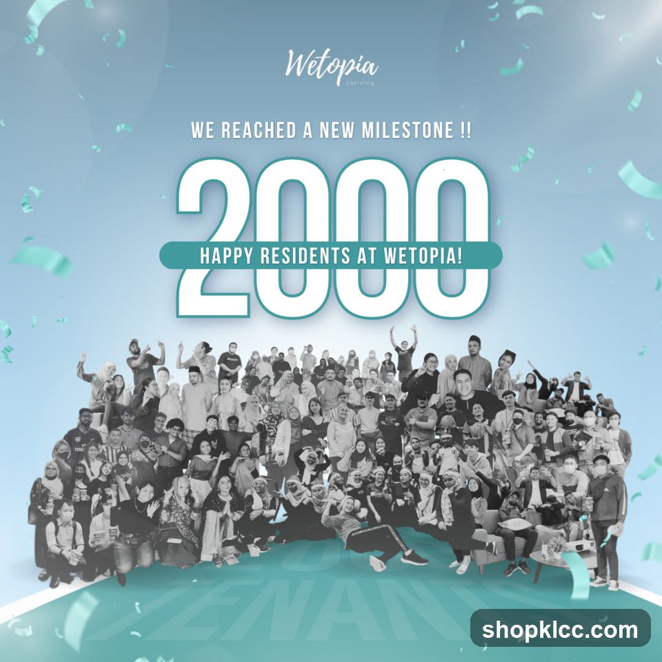 Wetopia Milestone Celebration