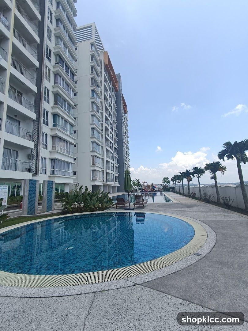 Poolside View at Hotel Complex