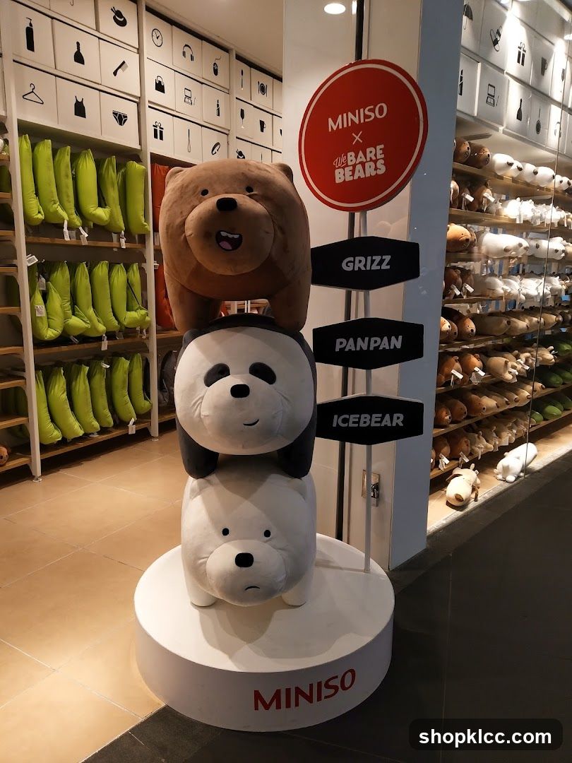 We Bare Bears Plush Display