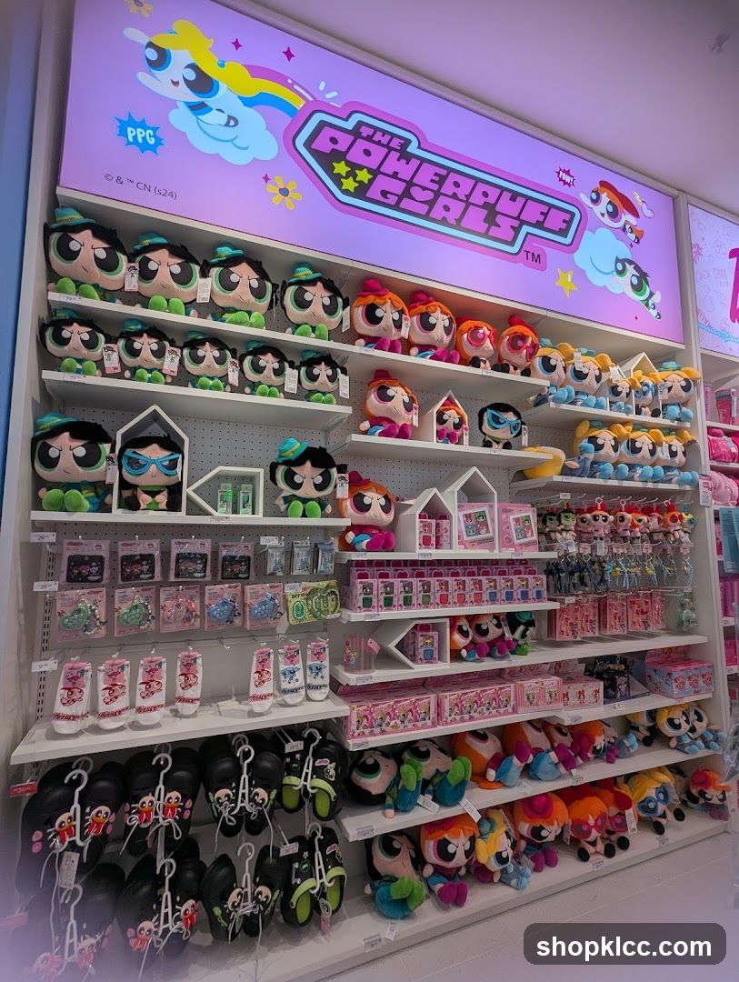 Powerpuff Girls Merchandise Display