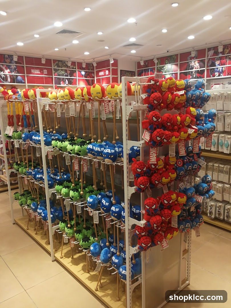 Marvel Merchandise Display