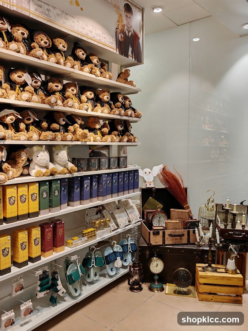 Harry Potter Themed Merchandise Display