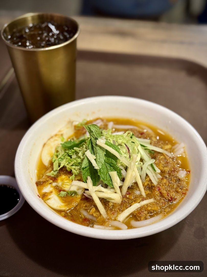 Noodle Soup with Drink
