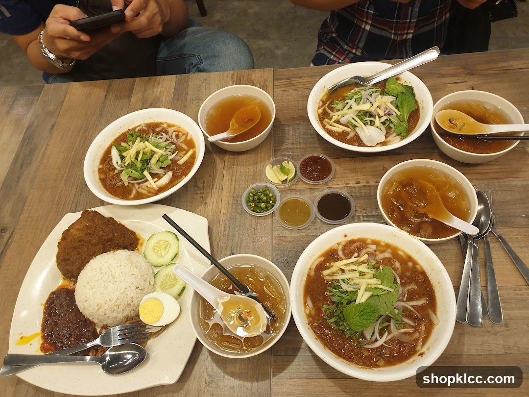 Table with various dishes