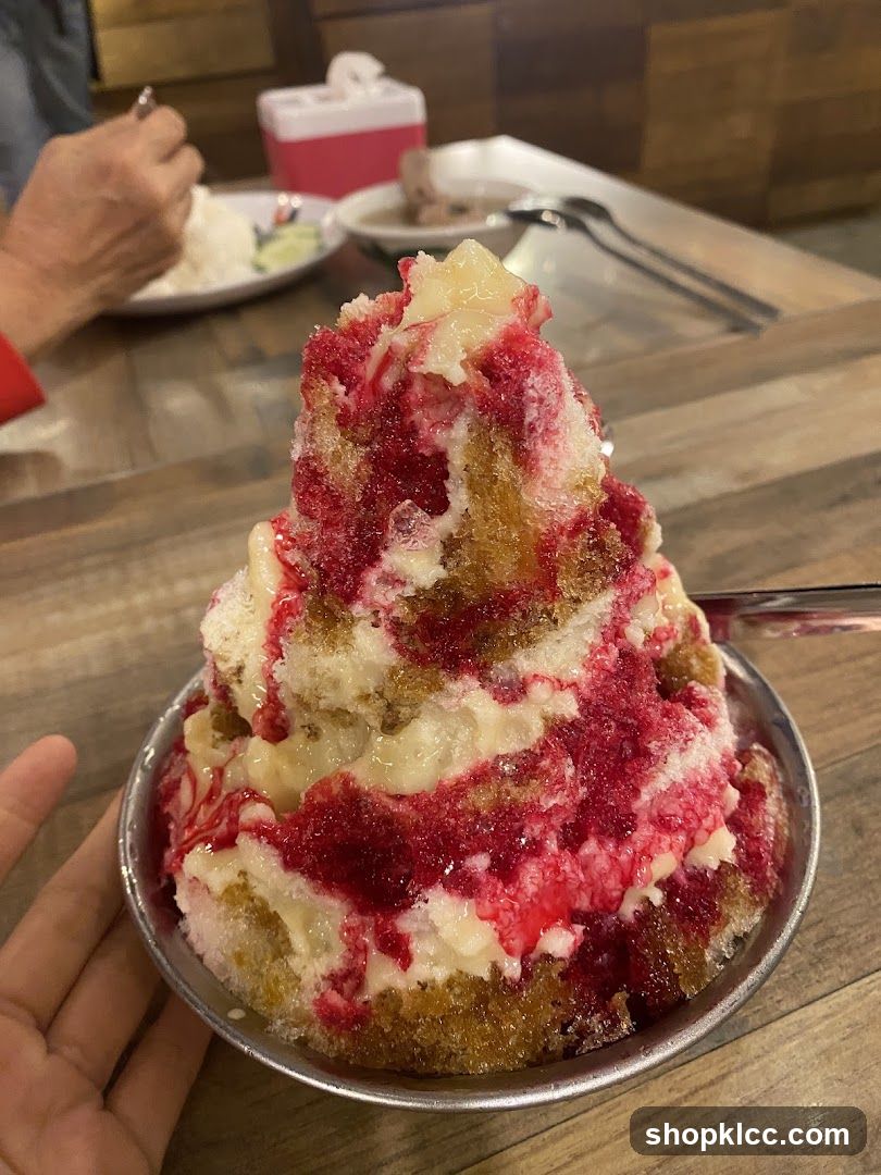 Dessert with Syrup and Cream