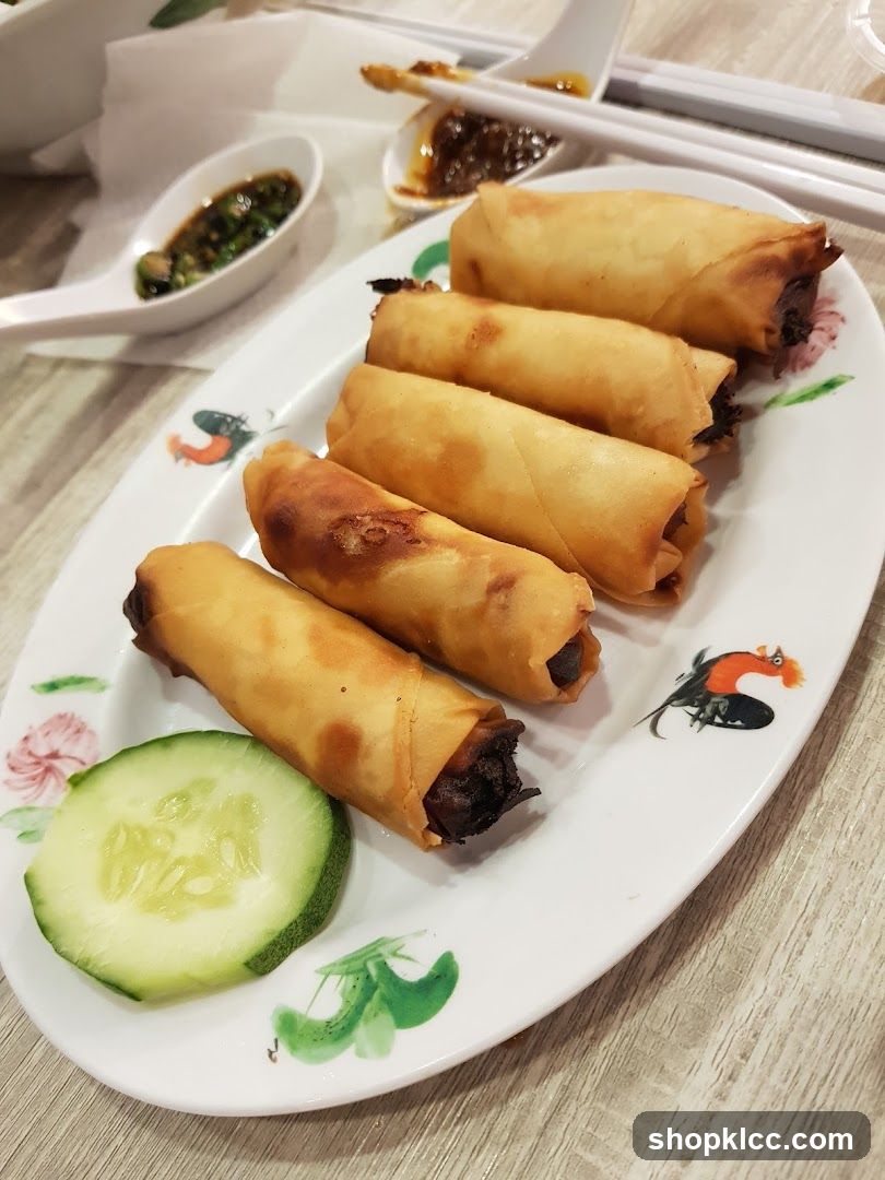 Spring Rolls with Dipping Sauce