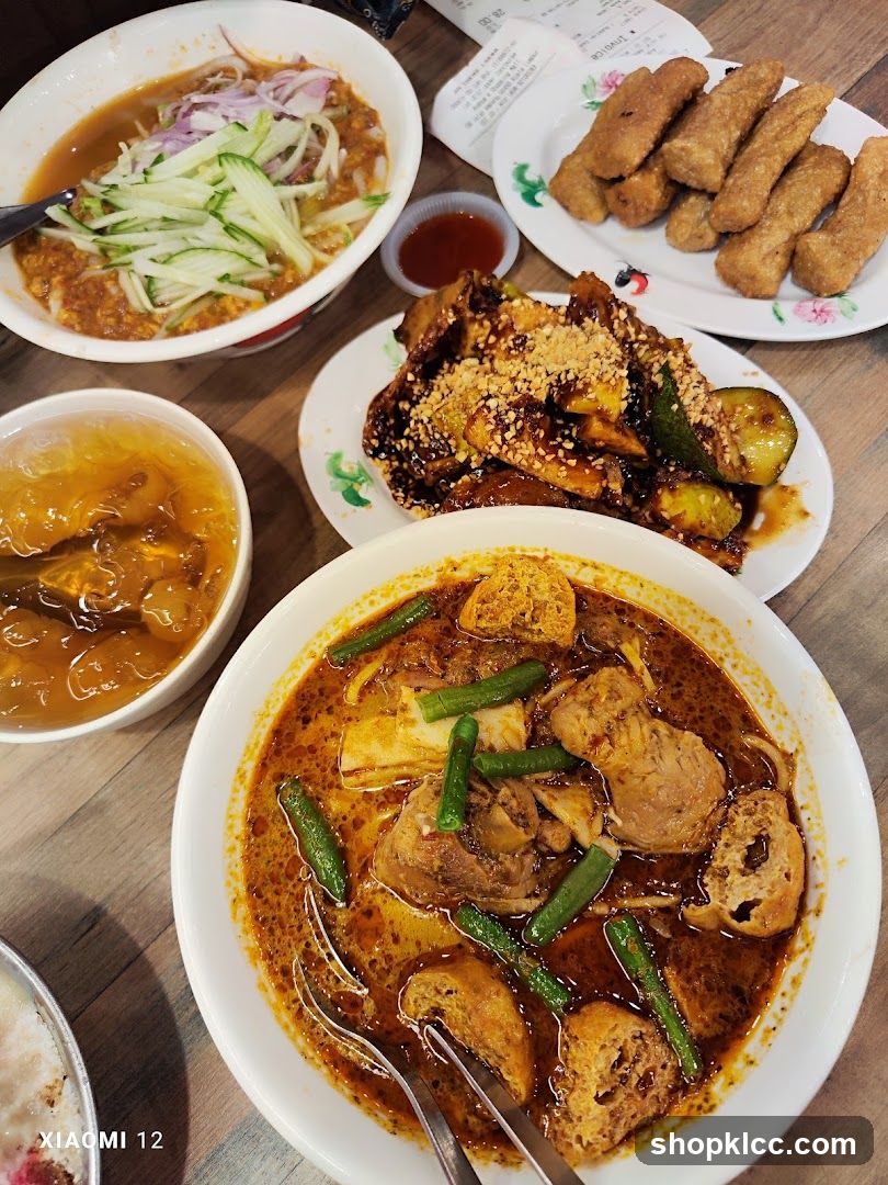 Assortment of Malaysian Dishes