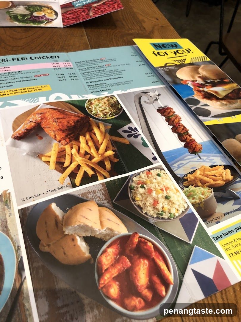 PERI-PERI Chicken Menu