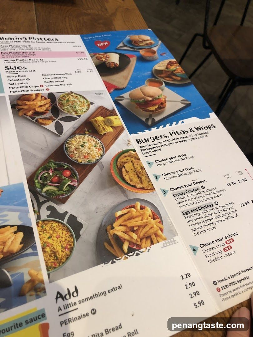 Burgers, Pitas & Wraps