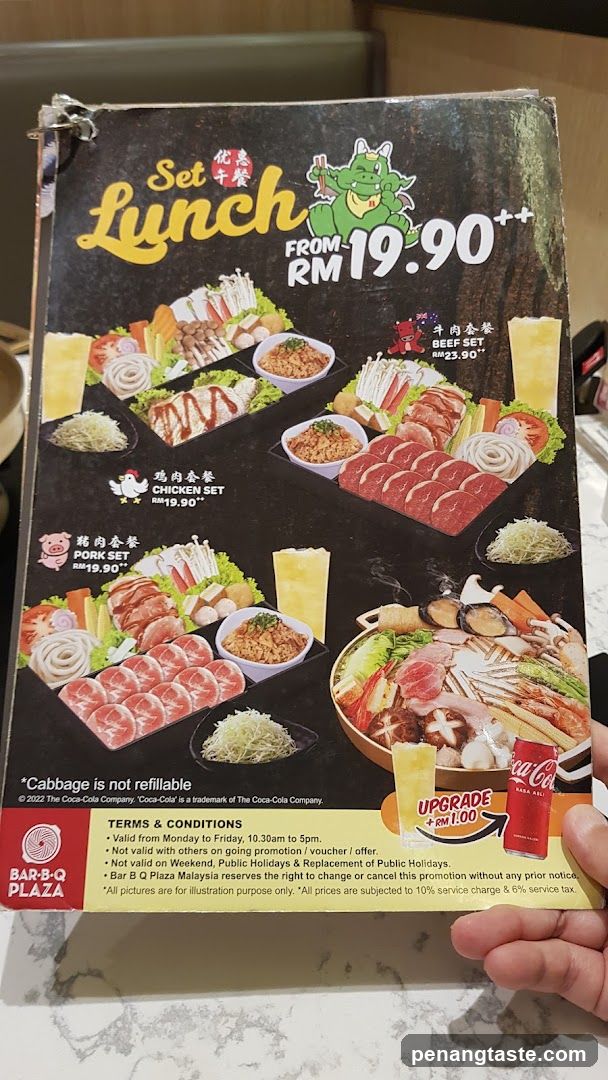 Set Lunch Menu