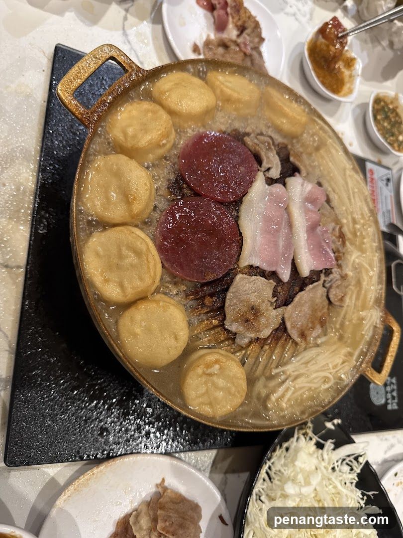 Grill Pan with Food