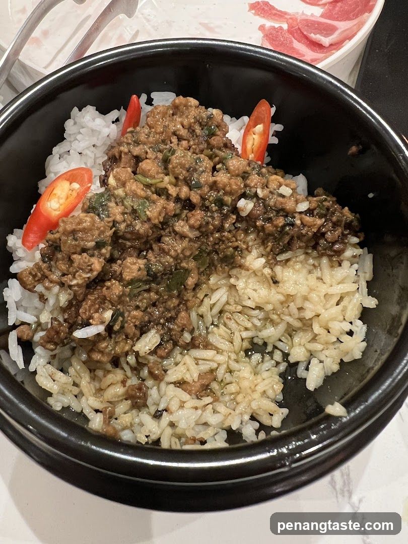 Minced Meat and Rice Bowl