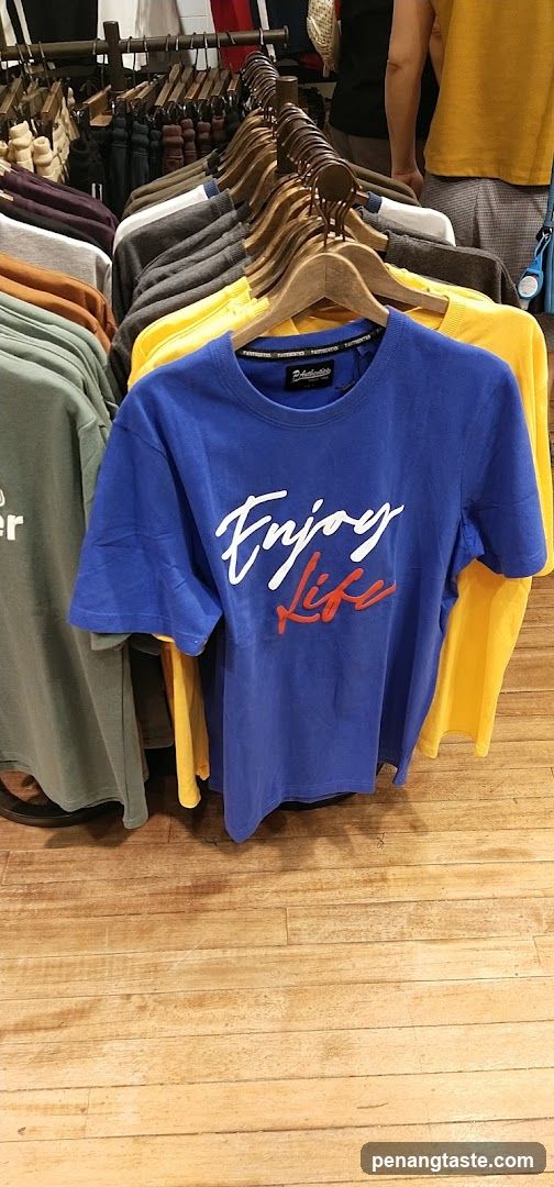 T-shirts on display