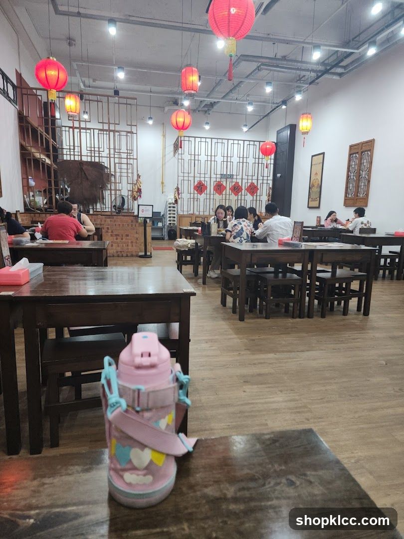Restaurant Interior with Lanterns