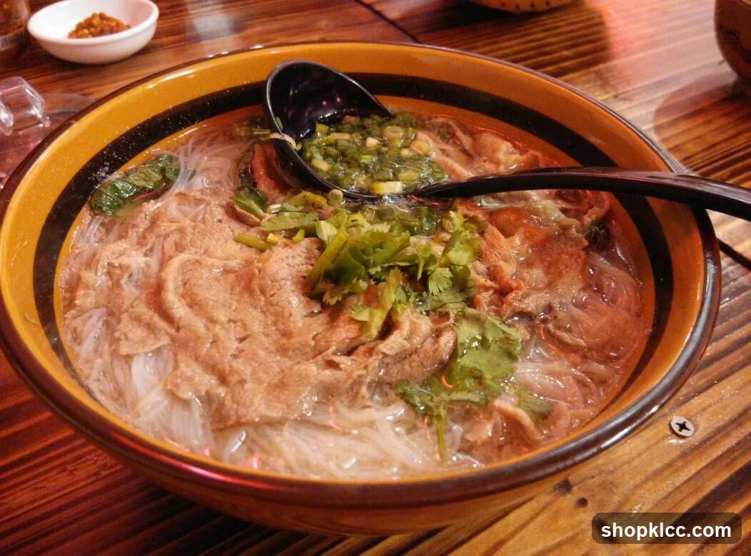 Beef noodle soup