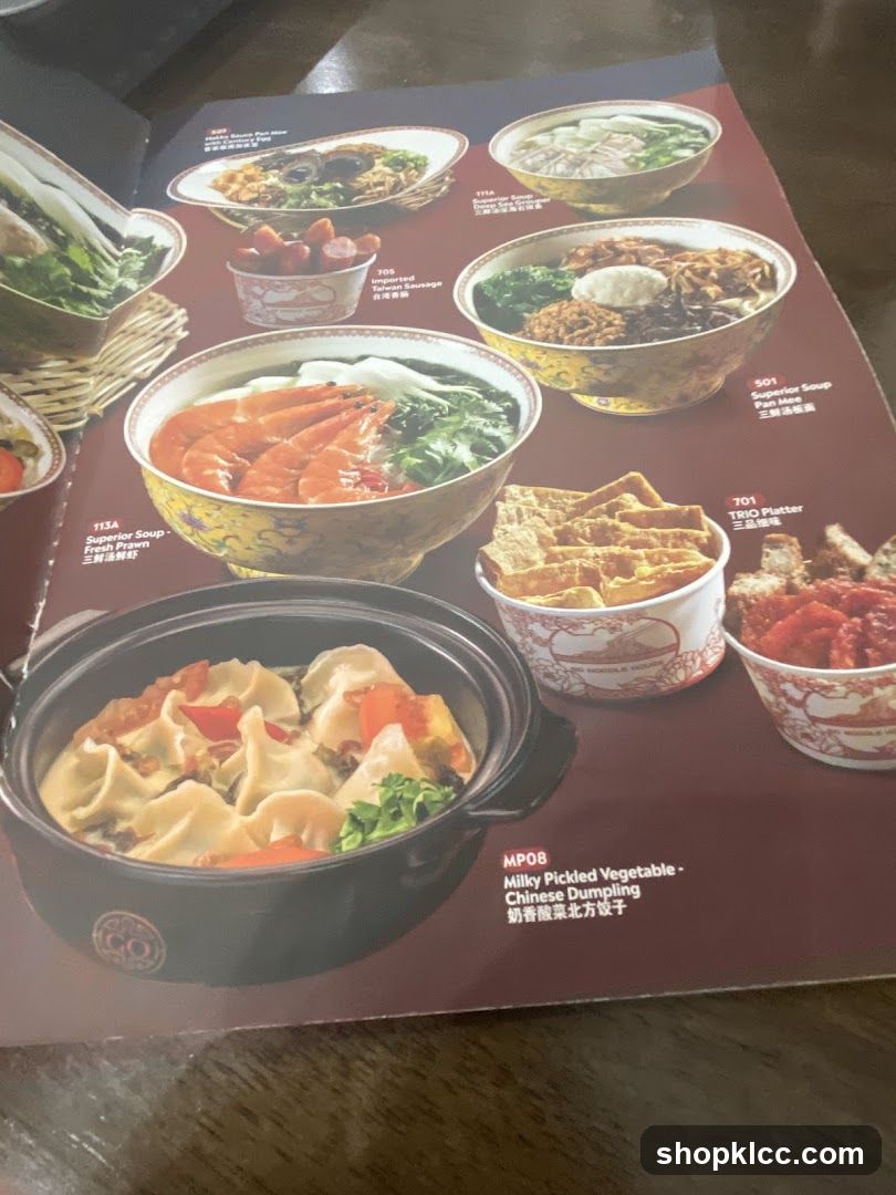 Menu Items