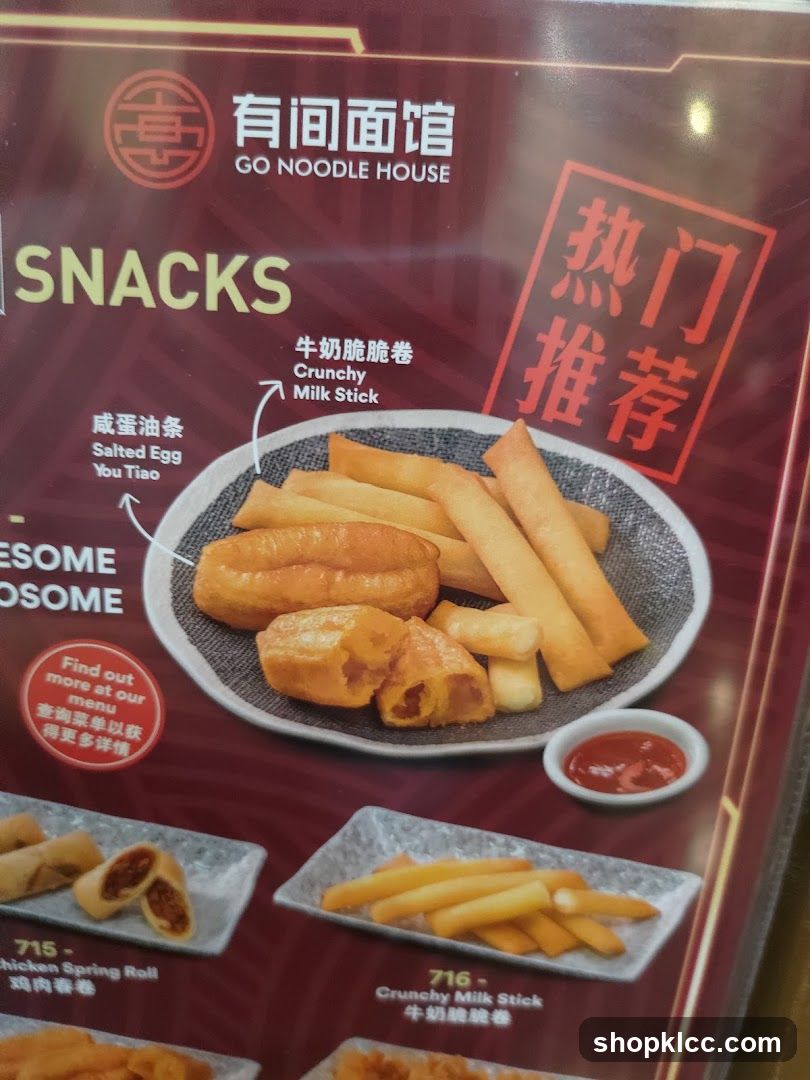 Go Noodle House Snacks