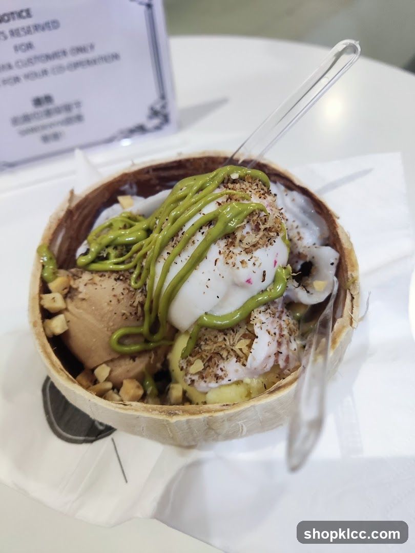 Coconut Shell Dessert Bowl