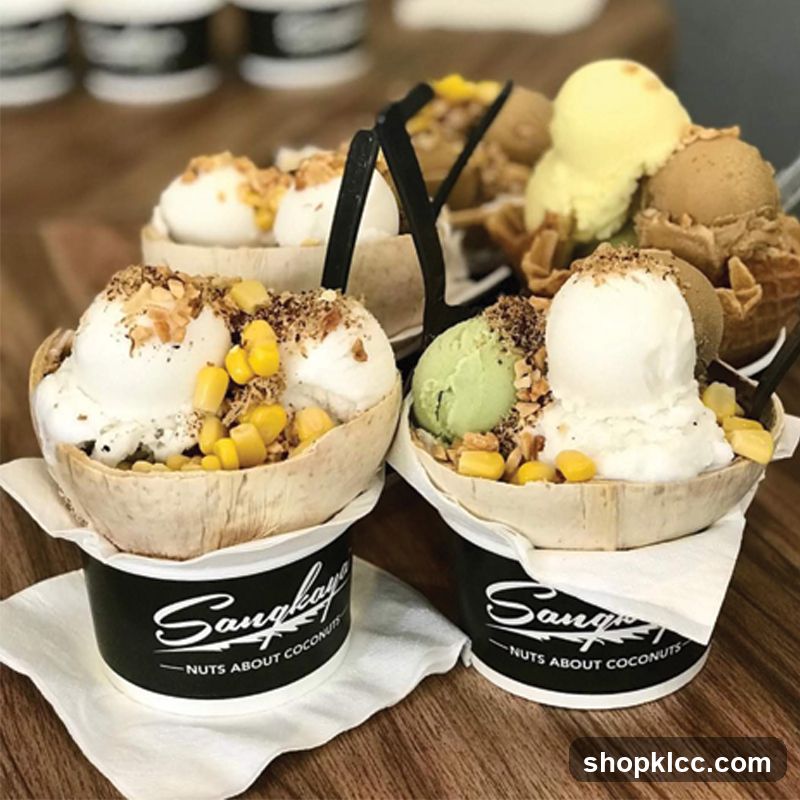 Sangkaya Coconut Bowl Dessert
