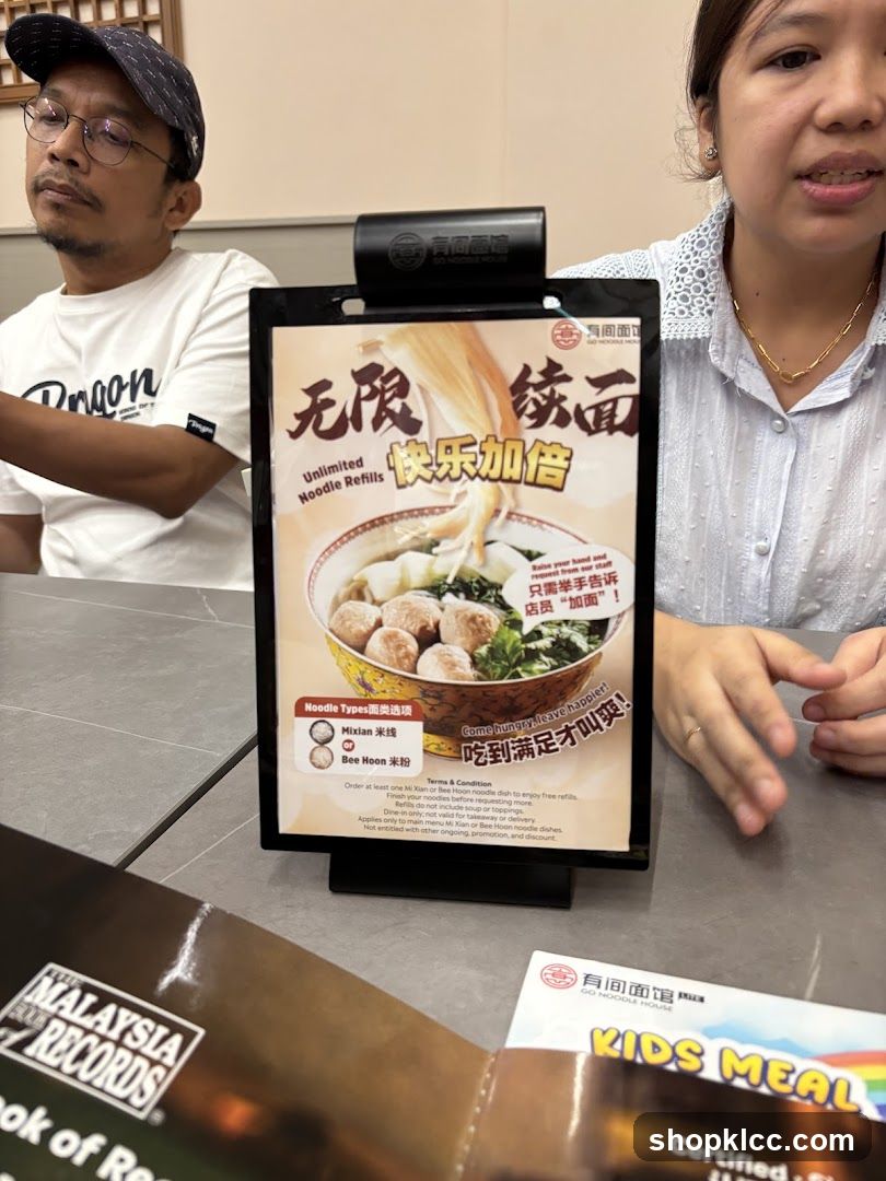 Noodle Refill Promotion