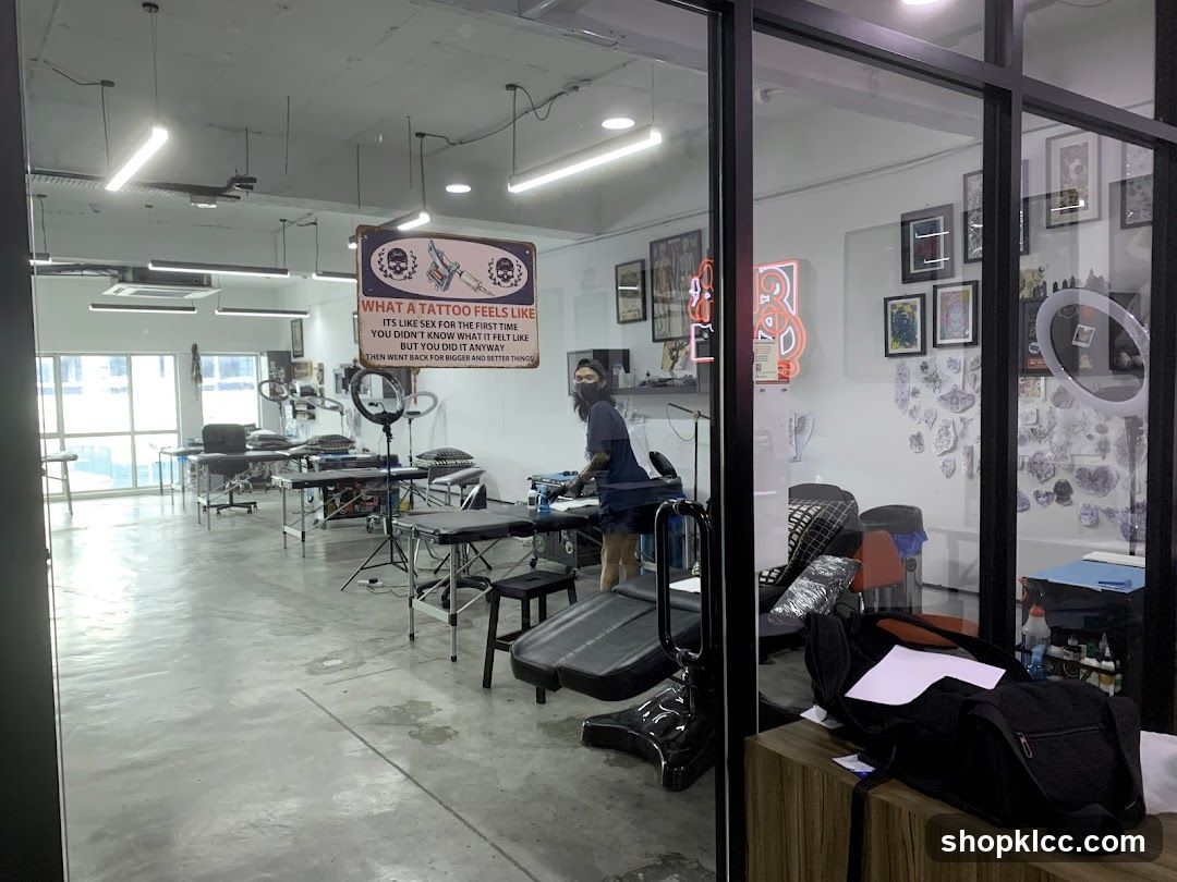 Tattoo Studio Interior View
