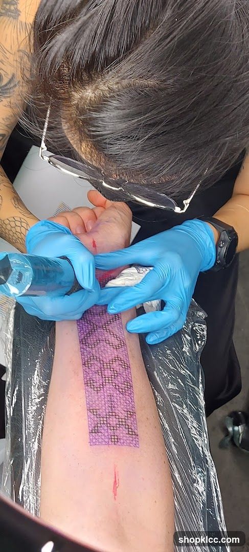 Tattoo Session in Progress