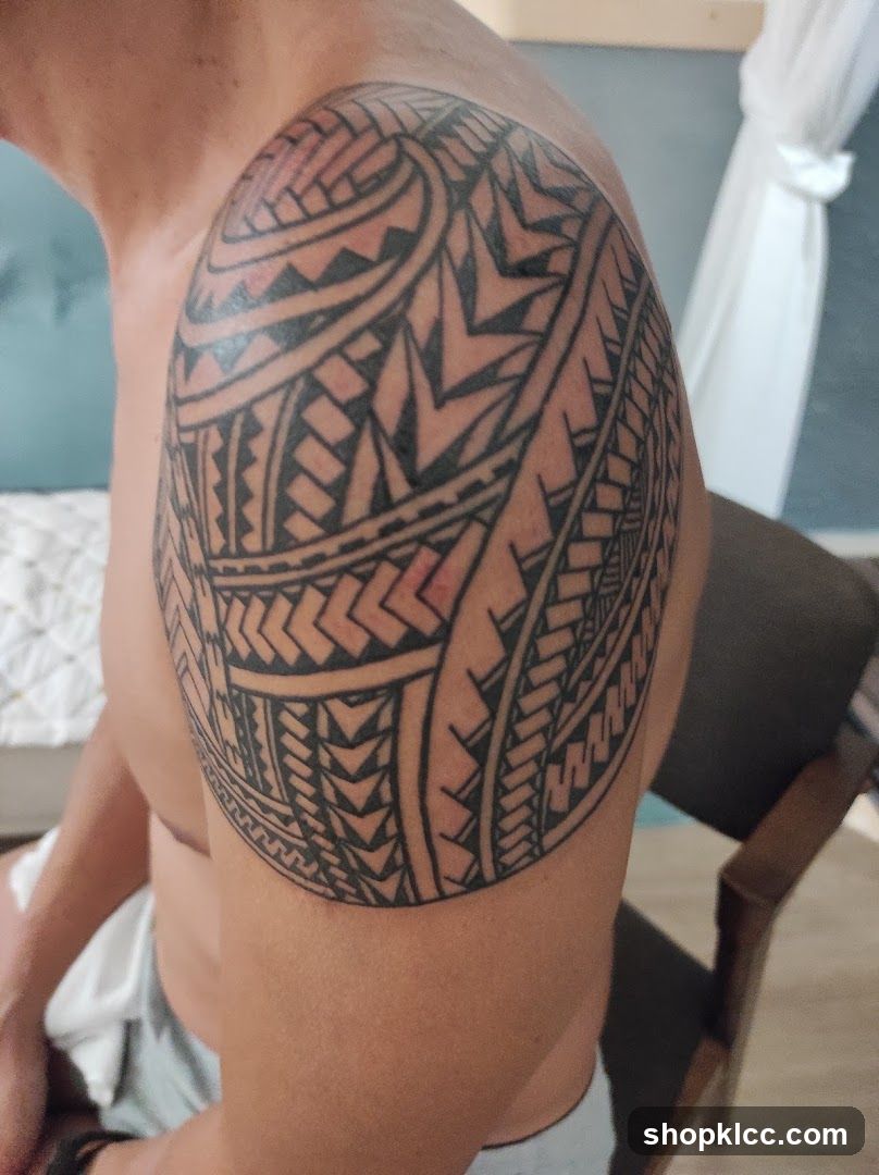 Tattoo on shoulder