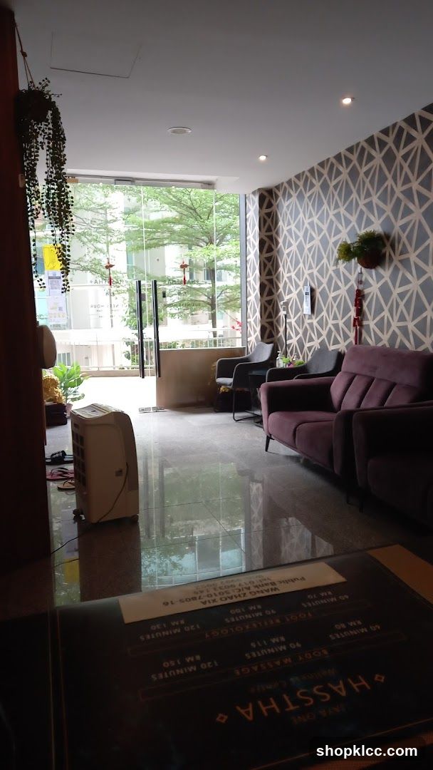 Interior Lounge Area with Menu Display