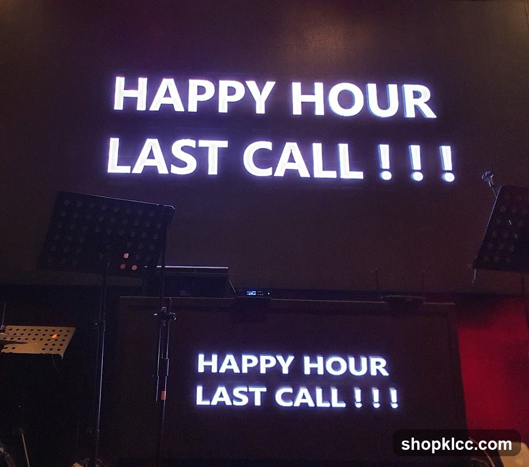 Happy Hour Last Call Signage