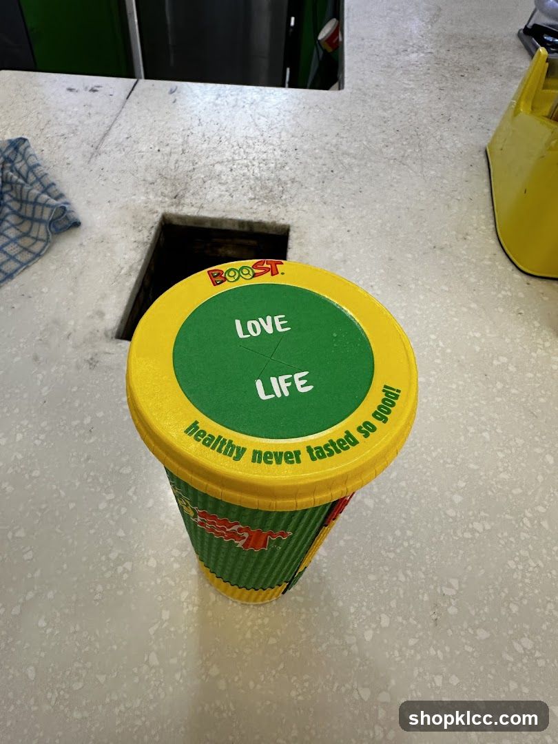 Boost Cup on Counter