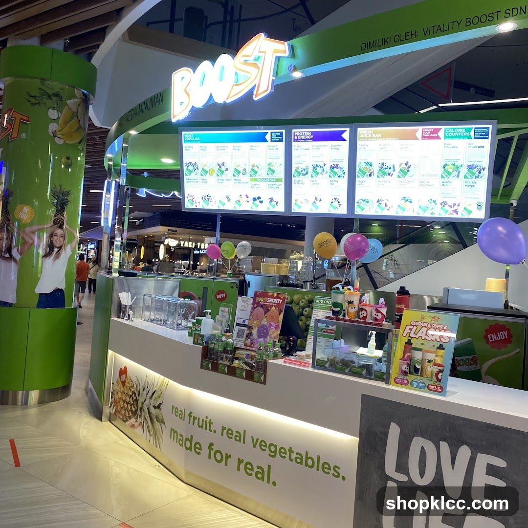 Boost Juice Store Interior