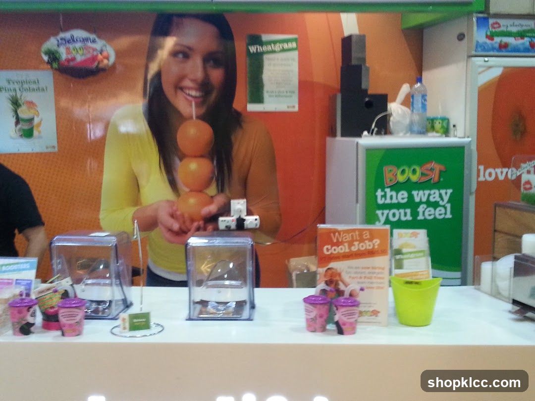 Juice Bar Display